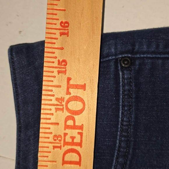 NYDJ Sheri Slim Jeans Style# MDNM2034 Lift Tuck Dark Denim Rinse Wash Size 8 - Picture 10 of 15